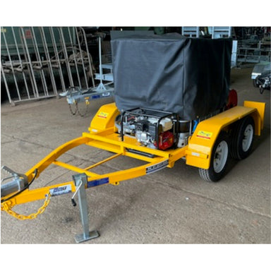 portable fire fighting trailer