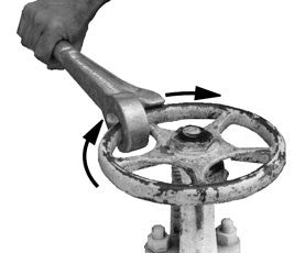 titan valve wheel key spanner tool in aluminium