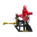150mm water transfer PTO tractor portable pump 6"