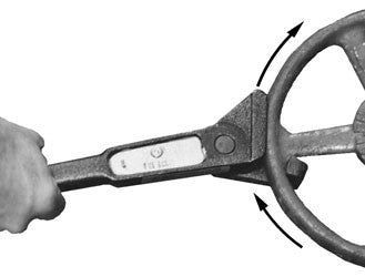 adjustable safety spanner for valve wheels valve keys