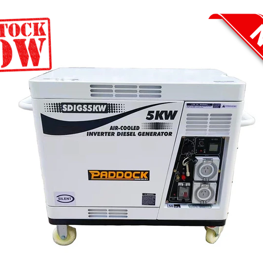Paddock Diesel Inverter 5kW Generator