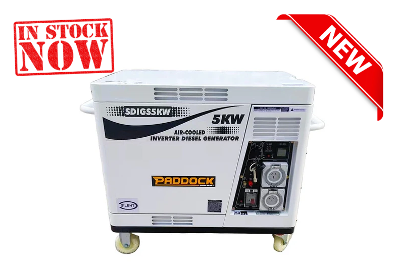 Paddock Diesel Inverter 5kW Generator