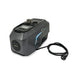 The Scintex Paddock Domestic Water Pump w/VFD 900W is a black and gray electronic device with a digital display, buttons, top dial, vented front panel, and an attached, coiled power cord with plug.