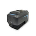 The Scintex Paddock Domestic Water Pump w/VFD 900W features black and gray housing with a blue accent, a circular top connector, and vented sides, shown against a white background.
