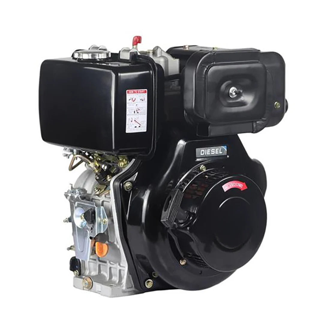 The Paddock™ 3,600 PSI Commercial Pressure Washer with 300L Tank – available in petrol or diesel models – is displayed against a white background. Manufactured by Paddock, this unit includes a prominent black engine cover, clearly labeled panels, and various exposed metal components on the sides. Designed for use in commercial pressure washing and mobile cleaning systems, the pressure washer features the fuel tank positioned on top and robust construction throughout.