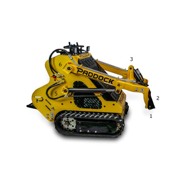 Paddock petrol loader pivot pins