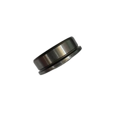 The Scintex Bearing to suit PMLAGX160 & PLDTHGX160 is a metal, ring-shaped mechanical part with a smooth, polished surface, ideal as a replacement wheel bearing, shown angled on a plain white background.