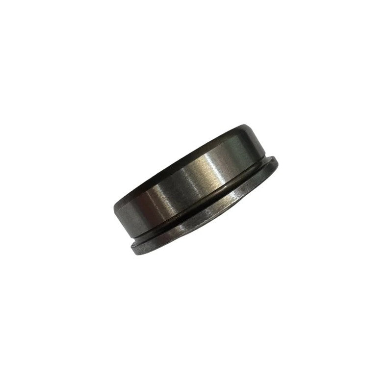 The Scintex Bearing to suit PMLAGX160 & PLDTHGX160 is a metal, ring-shaped mechanical part with a smooth, polished surface, ideal as a replacement wheel bearing, shown angled on a plain white background.