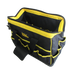 The Sherpa 4x4 ‘BIG V4’ Quad-Air Bundle (400 L/min) 4-Tyre Inflation System is displayed on a white background, featuring a black and yellow tool bag with multiple external pockets and an open main compartment—ideal for transporting essentials such as your portable air compressor or off-road tyre inflator.
