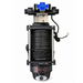 Sherpa 4x4 Hydraulic Winch featuring a black synthetic rope drum, a top-mounted directional valve, and a warning label indicating spool direction.