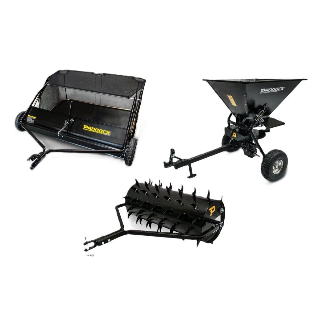 Paddock™ Lawn Sweeper, Seeder & Fertiliser Bundle — Scintex Australia