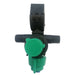 The Scintex Paddock Spray Boom Tee Fitting Assembly is a black and green plastic tee with threaded connectors and a round green cap, pictured on a white background. Perfect replacement part for Paddock sprayers.