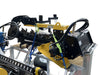 The Paddock Mini Loader & Excavator Alloy Equipment Trailers by Paddock Trencher mount—ideal for heavy-duty machinery or custom alloy trailers. Set against a white background.