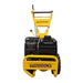 Yellow Paddock™ Walk Behind Rear Tine Tiller with a black Briggs & Stratton engine and handle grips.