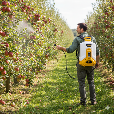 The Paddock rechargeable battery powered backpack sprayer is ideal for spraying weeds and pesticides around your home, garden and farm.