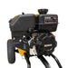 A 6.5hp Kohler engine mounted on a Paddock™ Wood Chipper Shredder 75mm wheeled frame.