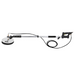 The Paddock™ Rotating Brush Telescoping 5.5m Wand Kit – Solar Panel Cleaner by Paddock features a circular rotating brush head, sturdy metal pole, telescoping wand extending up to 5.5 meters, ergonomic trigger grip handle, and integrated hose—specially designed for use with pressure washers to clean solar panels and other hard-to-reach surfaces effectively.