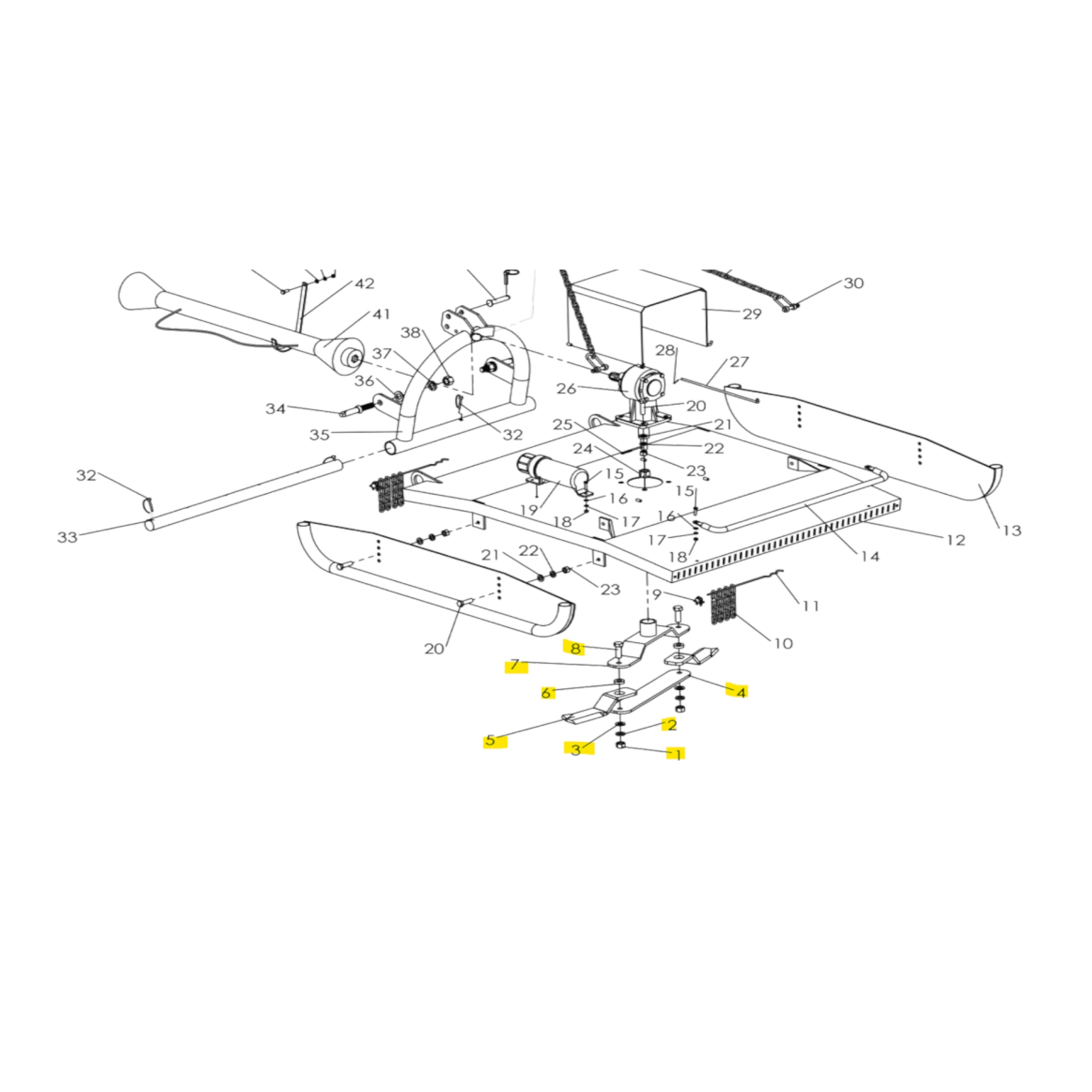 Tractor Slasher Cutter Assembly | Paddock Spare Parts & Replacements ...