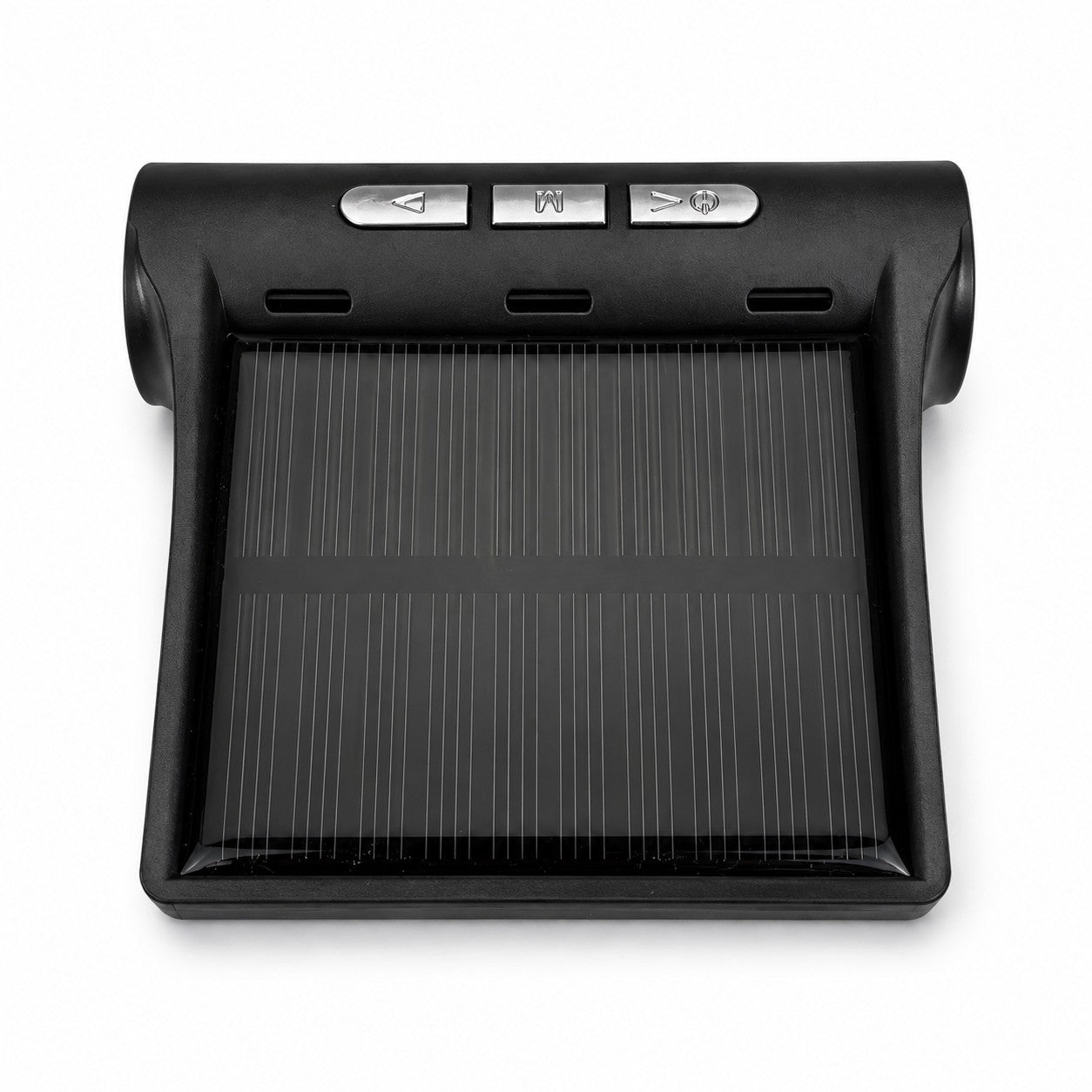 A black, rectangular Sherpa 4x4 Tyre Pressure Monitoring System (TPMS) device with three silver buttons on top, viewed from above against a white background.