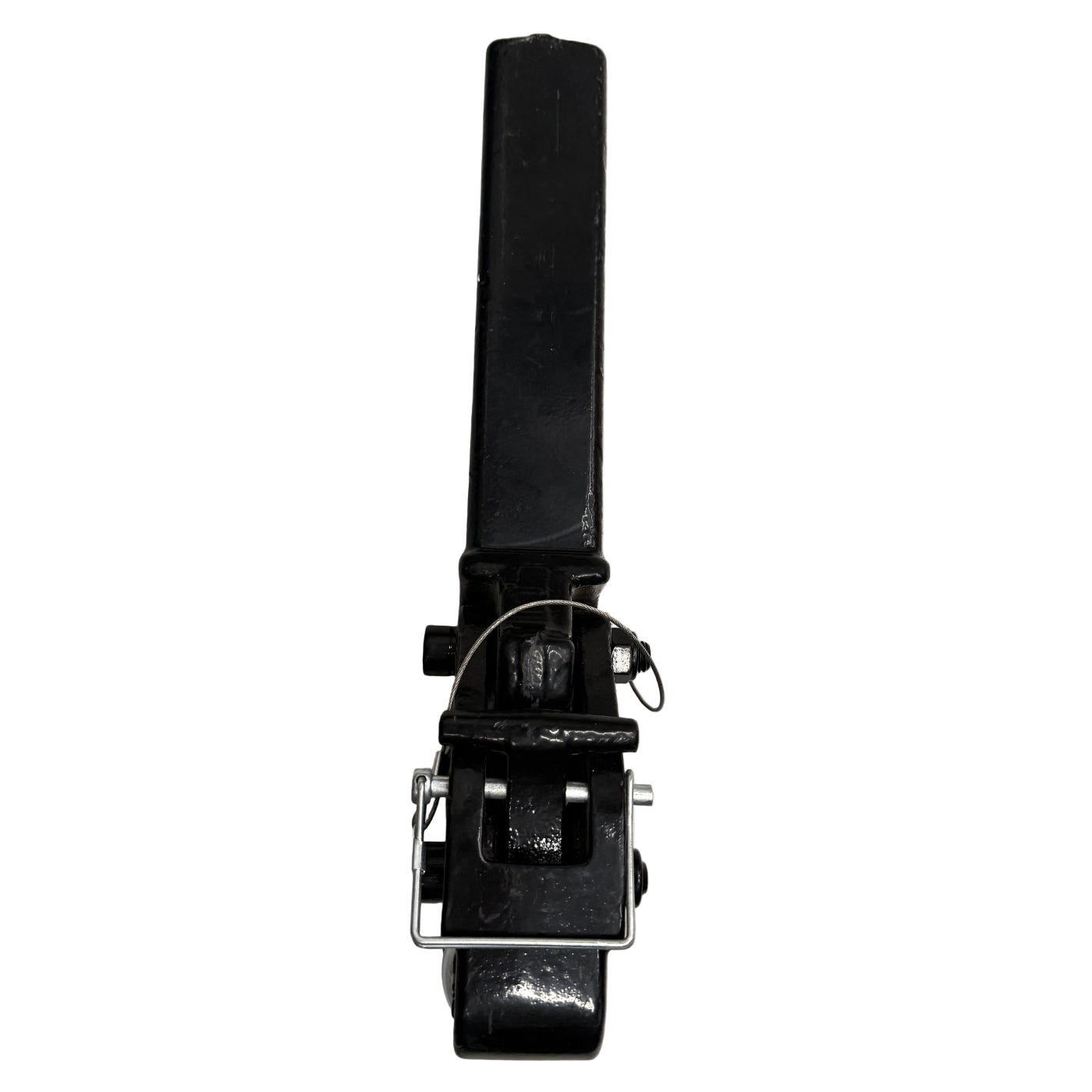 Sherpa 4x4 Forged Pintle Hook & 50mm Towball with Receiver Arm featuring a black steel pintle hook and tow ball combo with a receiver hitch arm for heavy-duty towing.