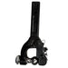 Sherpa 4x4 Forged Pintle Hook & 50mm Towball with Receiver Arm featuring a black forged towing receiver arm, a heavy-duty pintle hook, and a 50mm chrome tow ball.
