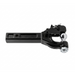 Black steel Sherpa 4x4 Forged Pintle Hook & 50mm Towball with Receiver Arm featuring a heavy-duty combination pintle hook and 50mm tow ball.