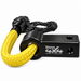 Black Sherpa 4x4 Alloy Soft Shackle Recovery Hitch featuring a yellow loop.