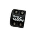 Black Sherpa 4x4 Winch Cable Stopper / Up to 12.7mm secured with four hex bolts, featuring white branding on the front as a durable 4x4 recovery accessory.
