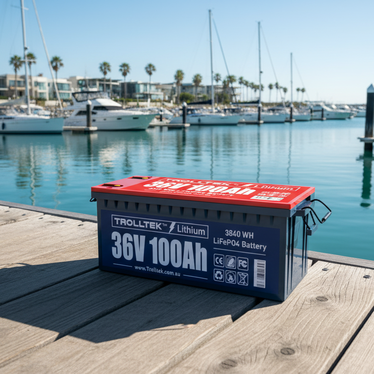 36V Trolltek™ LiFePO4 Lithium Battery with Bluetooth