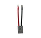A Sherpa 4x4 Battery Connector Cable (50A & 120A) in gray, with heavy-duty red and black power cables ending in metal ring terminals, ideal for 4WD dual battery systems, shown against a white background.