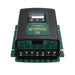 A black and green Enerdrive DC2DC 40+amp 12V Battery Charger with MPPT Reg, featuring multiple labeled terminals and ports, by FREE SHIPPING, shown on a white background.