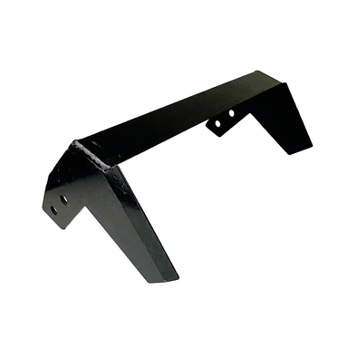 The Scintex Turf Cutter Blades feature a black, angular metal bracket with three flat sides and two holes at each end—perfect as a mounting part or replacement blade.