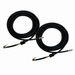 Two black coiled hoses with metal connectors and clamps, shown side by side—perfect accessories for the Sherpa 4x4 'BIG V4' Air Compressor (400 L/min) with Pre-set Pressure Control System, ideal for off-road tyre inflation or portable setups.