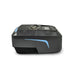 The Scintex Paddock Domestic Water Pump w/VFD 900W is a black and gray electronic device with a display screen, buttons, metallic connector on top, and a curved blue accent on the side, shown against a white background.