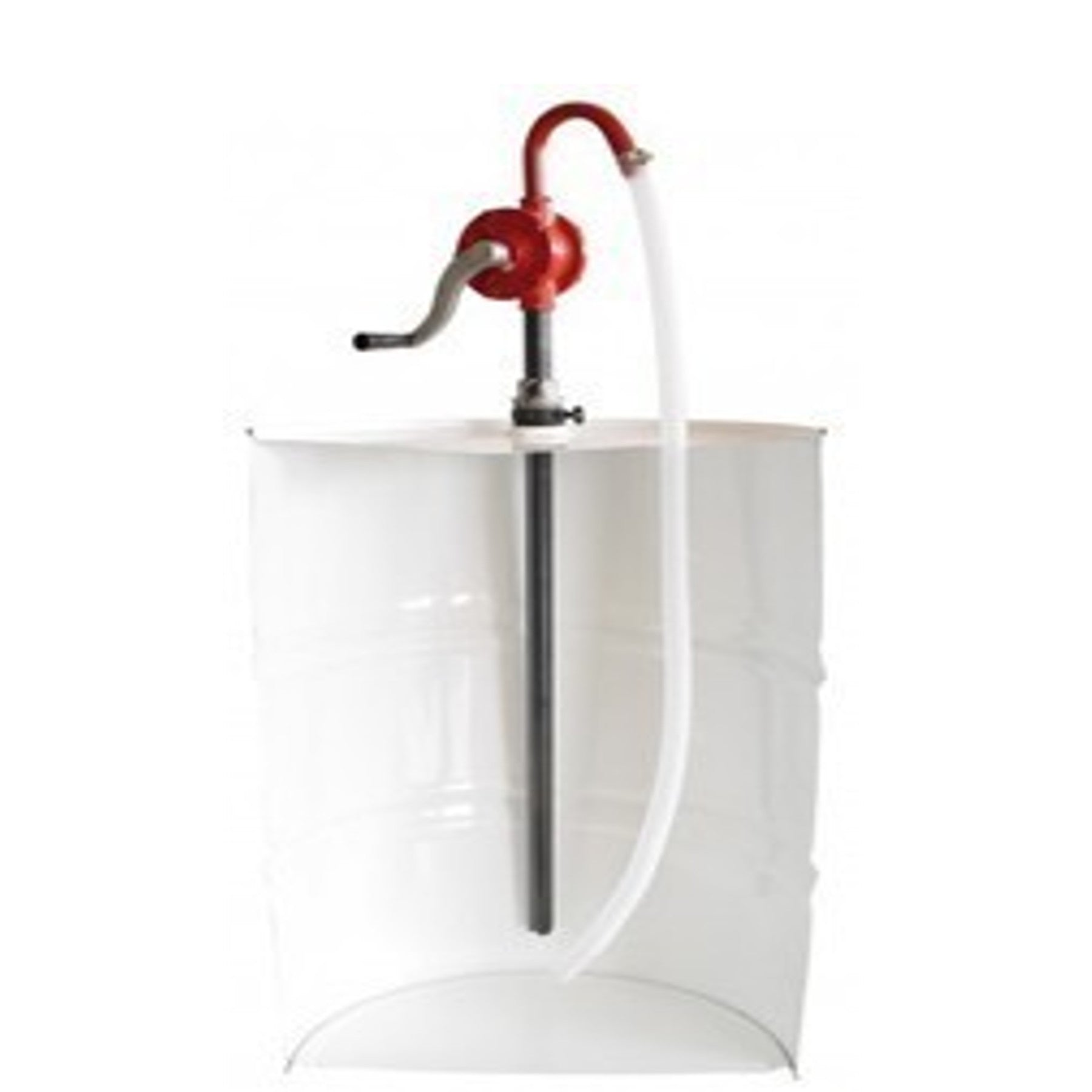 Rotary hand drum pump for fuels lubricants oils