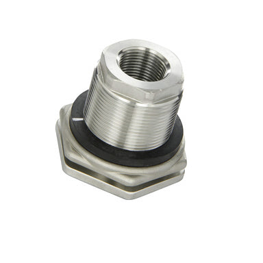 threaded tank outlet fitting stainless steel seals gaskets