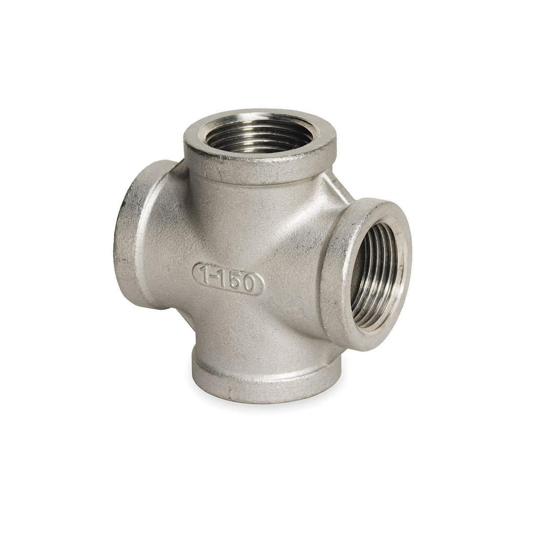 Equal Cross BSP Thread pipe fitting stainless