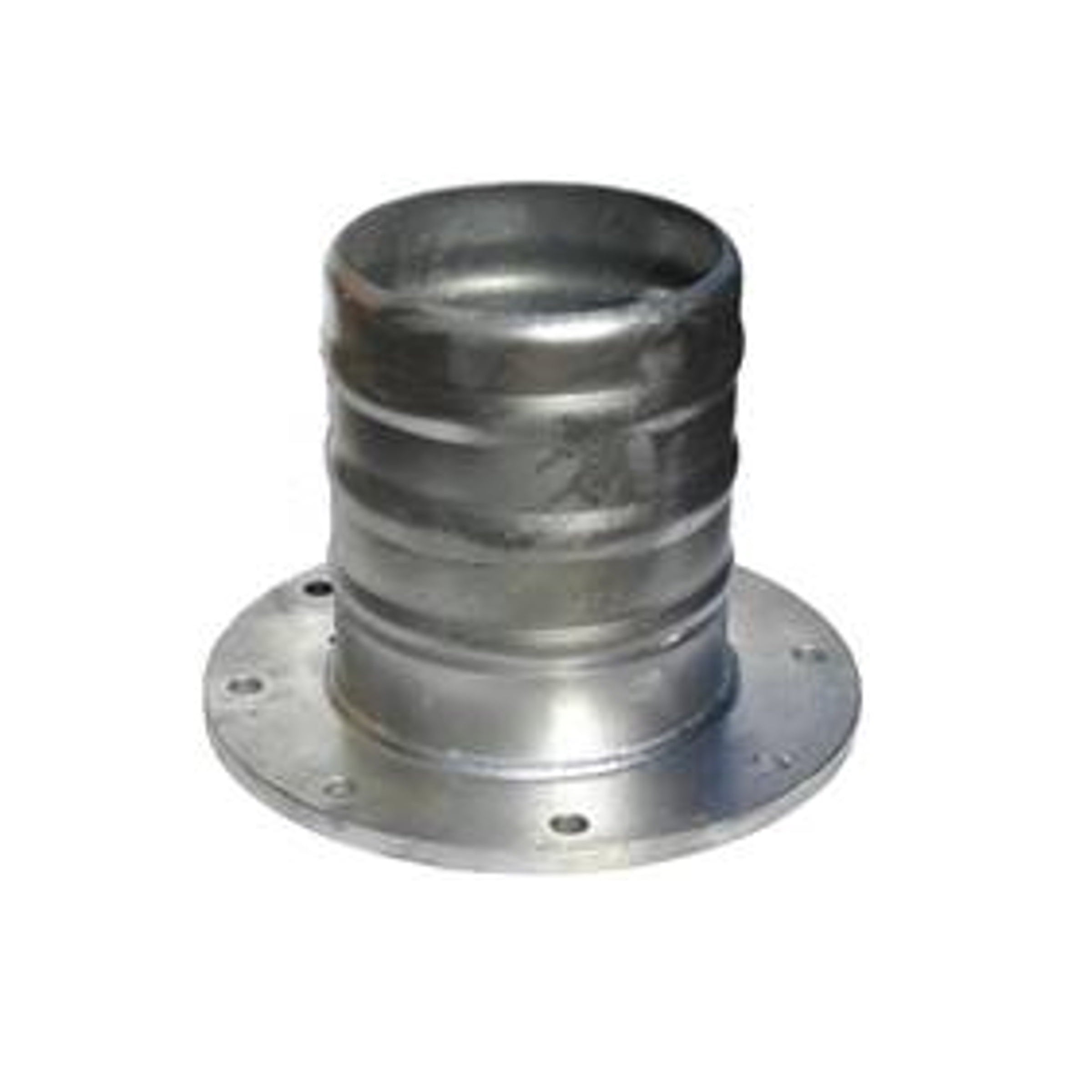 Galvanised hose tail to table D flange