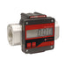 MGE-400 inline diesel flow lubricant measuring meter totaliser