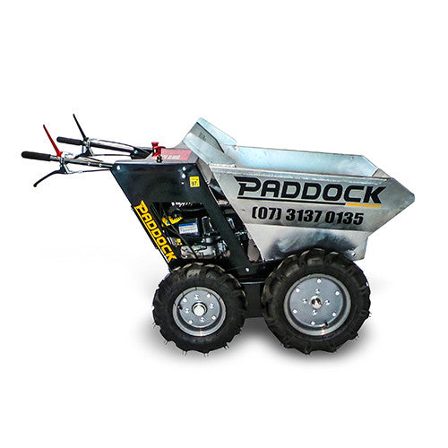 Paddock power barrow loader 4x4 all terrain wheelbarrow