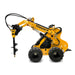 mini loader hydraulic auger post hole digger