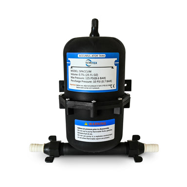 diaphragm pump accumulator tank