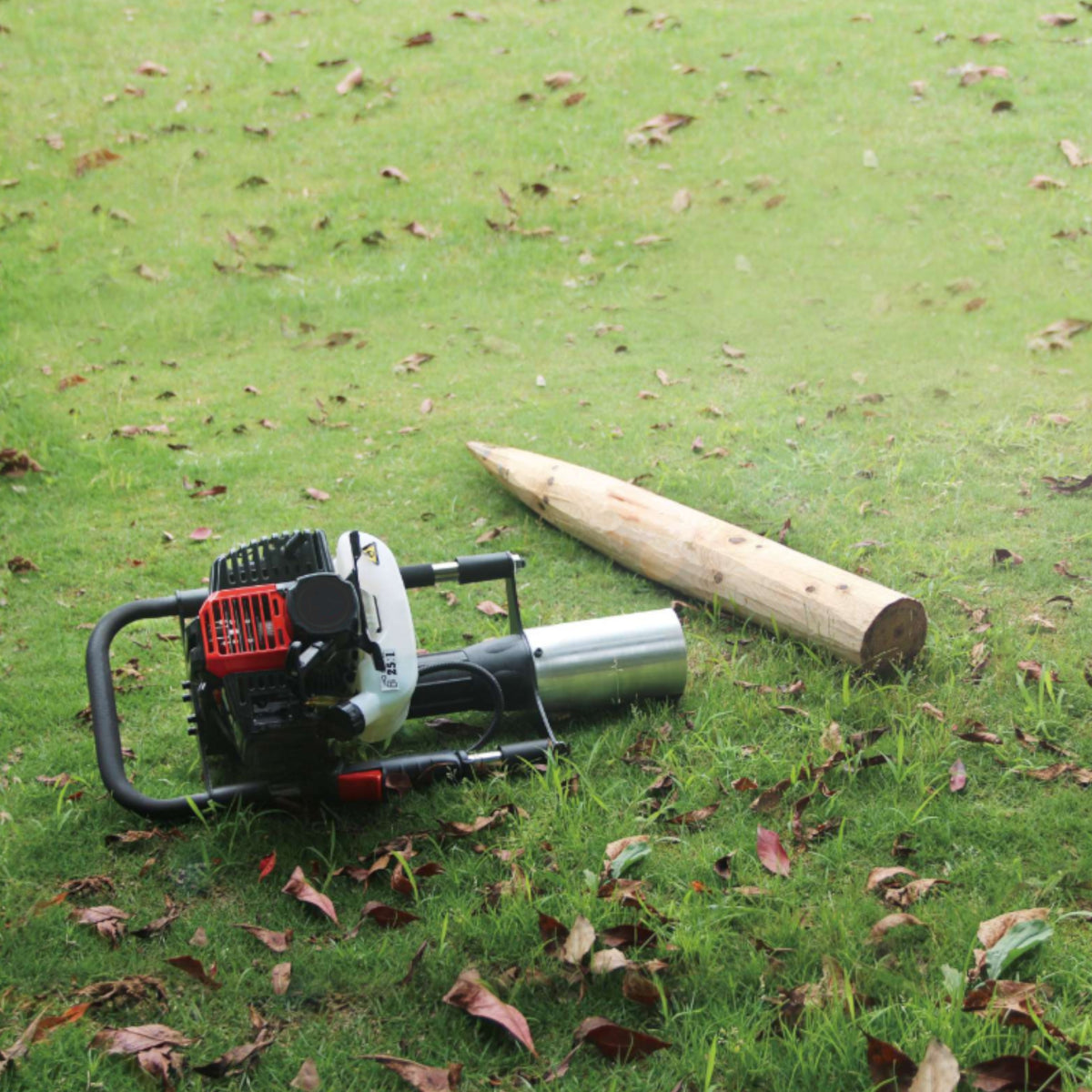Star Picket Driver Machine Honda Post and Star Picket Driver - Paddock Machinery GX35 — Scintex ...