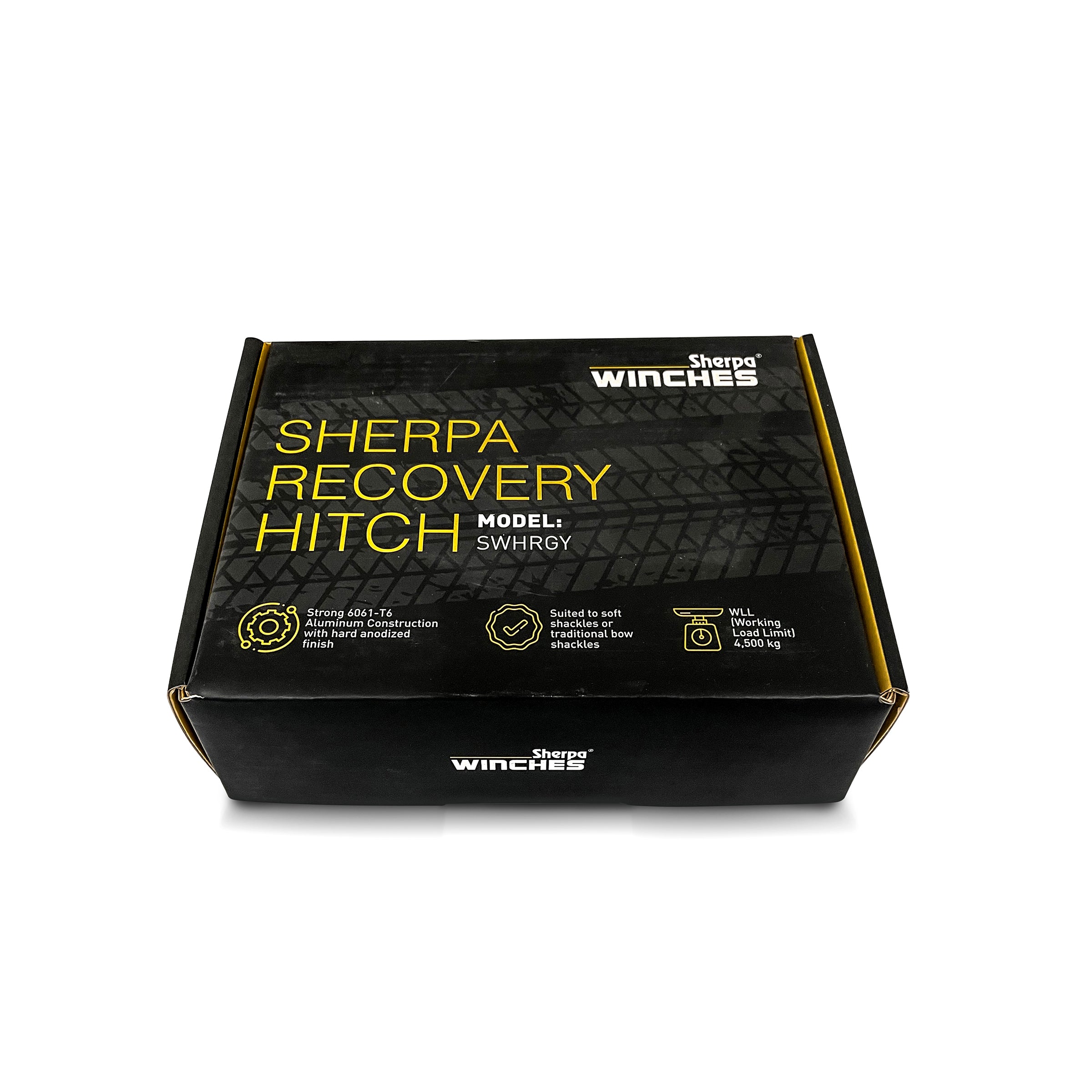 Sherpa 4x4 recovery hitch for tow bar receiver