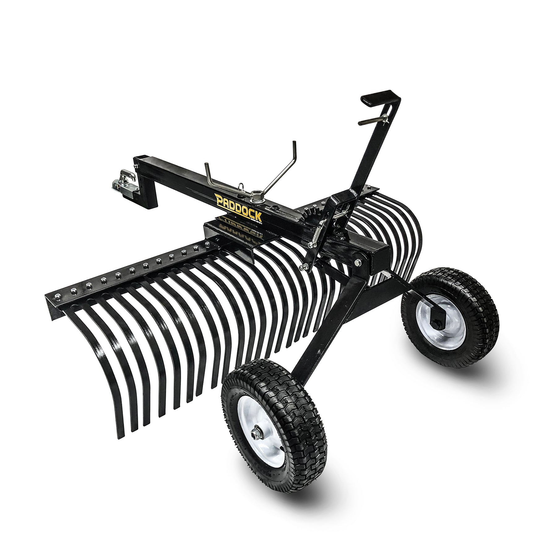 Paddock Manure Rake Paddock Tow Behind ATV Landscaping Stick Rake — Scintex Australia