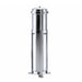 The Scintex Bag Filter Housing (Stainless Steel) features a tall, cylindrical design with a domed top and three strong legs, ideal for industrial micron filter bag filtration. It’s shown upright on a white background.