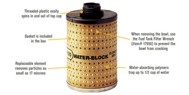 golden rod water block fuel filter element diesel australia