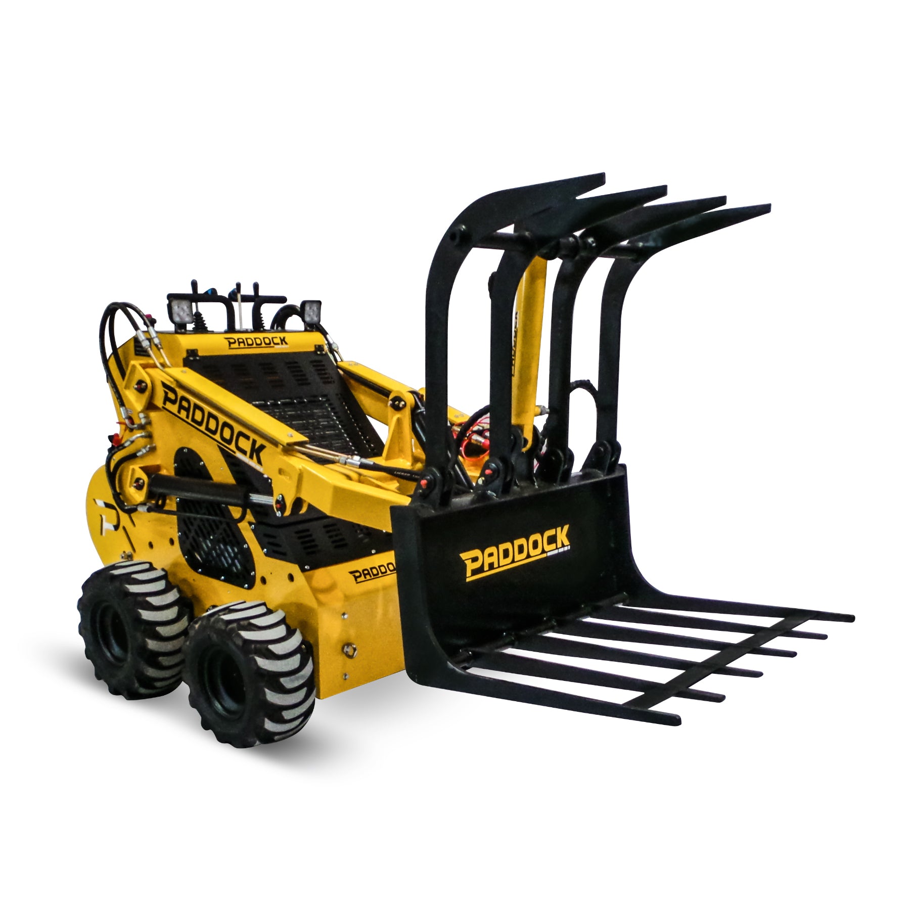 mini loader hydraulic jaws for trees and branches