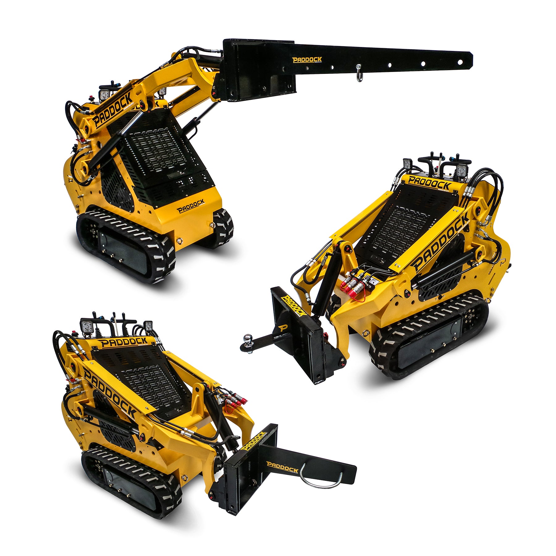 Mini Loader Multipurpose Plate with Jib Attachment - Paddock Machinery ...