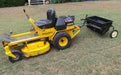 fertilizer and seed spreader for ride on mower